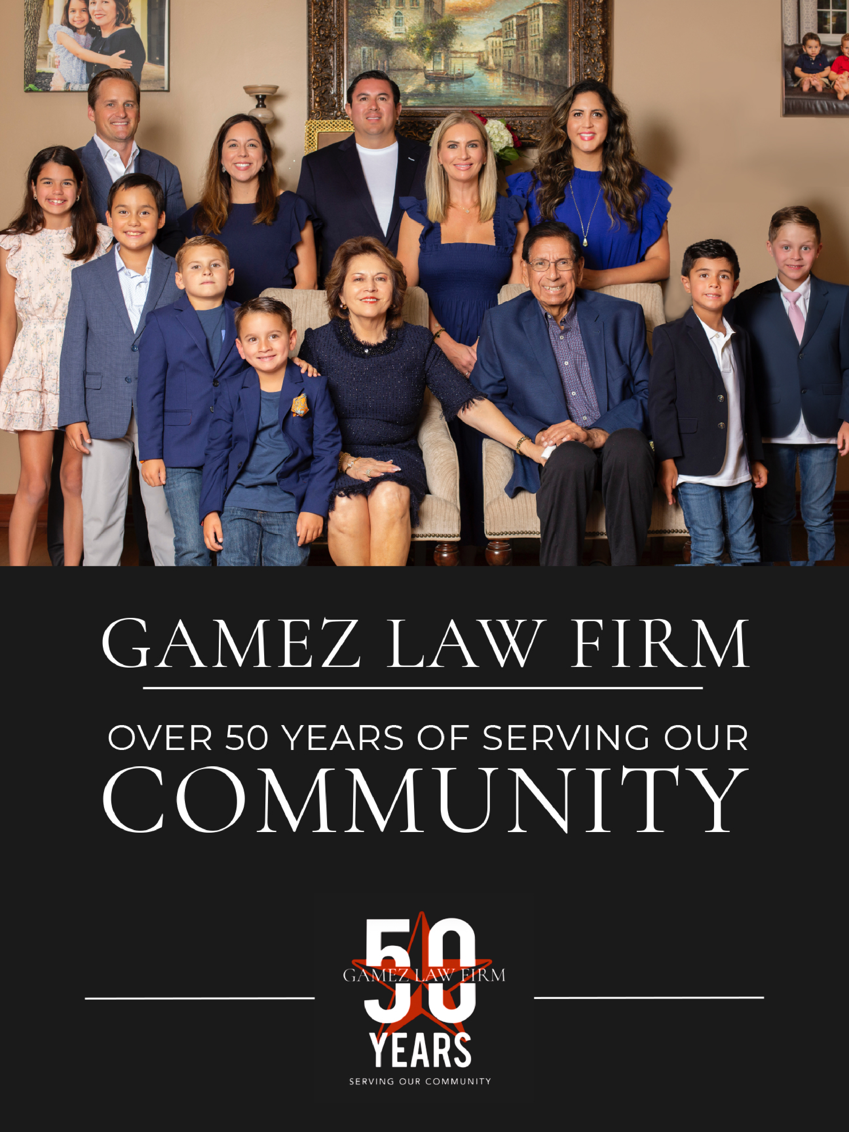 Gamez Law Firm advertisement